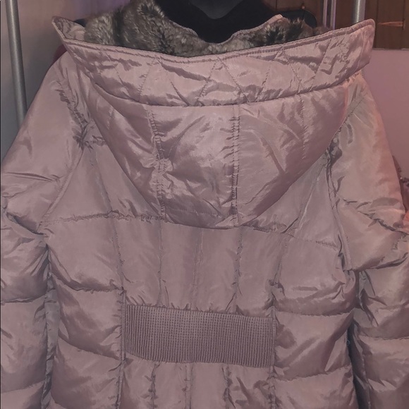 NWT Women’s HFX Faux Fur Lilac Puffer Coat - - Picture 12 of 16